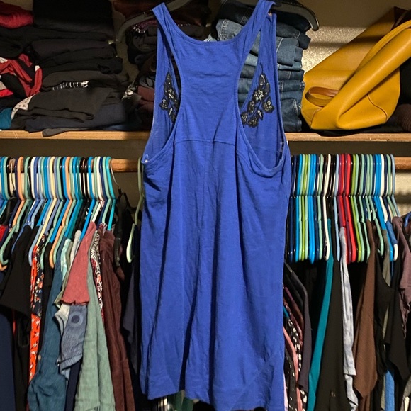 Free People Racerback Tank Top Size Large - Picture 3 of 3